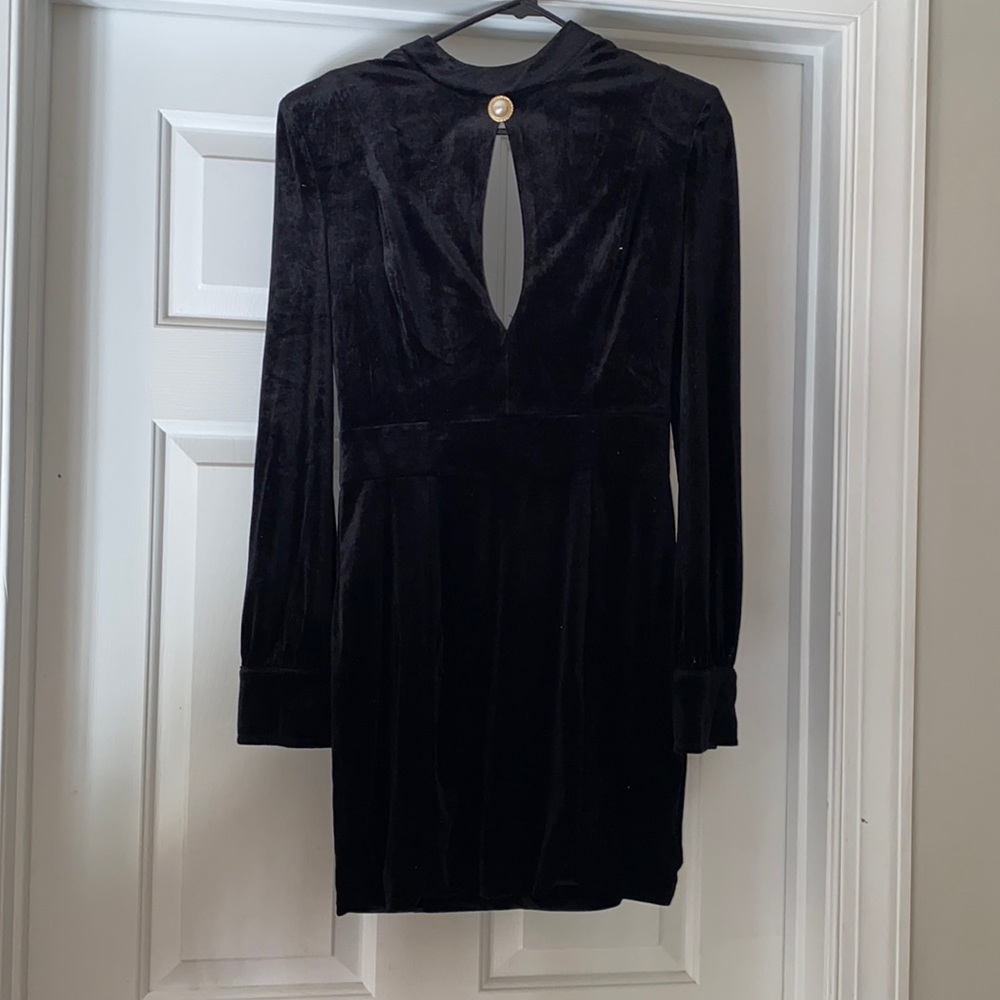 Midnight Crush Velvet mini dress